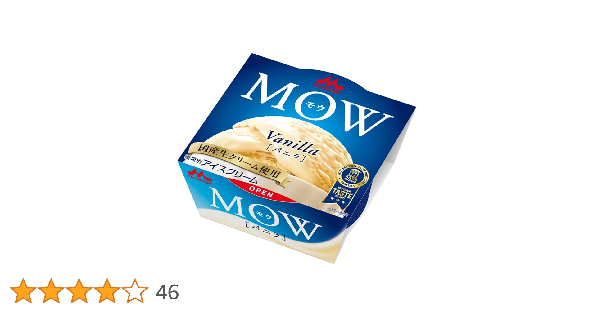 Amazon.co.jp: 森永乳業 MOWバニラ 140ml×18個 : 食品・飲料・お酒